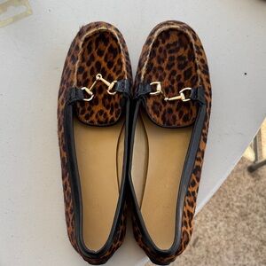 Leopard Print Women's Loafers